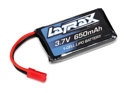 TRA6637 650 mAh 3.7 Volt 1-Cell LiPo Battery