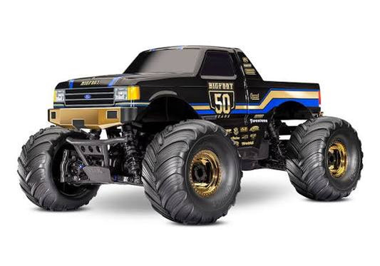 TRA77136-4-50TH Bigfoot 4X4 50th Anniversary Edition: Brushless Electric Monster Truck with TQi Traxxas Link Enabled 2.4GHz Radio System & Traxxas Stability Management (TSM)