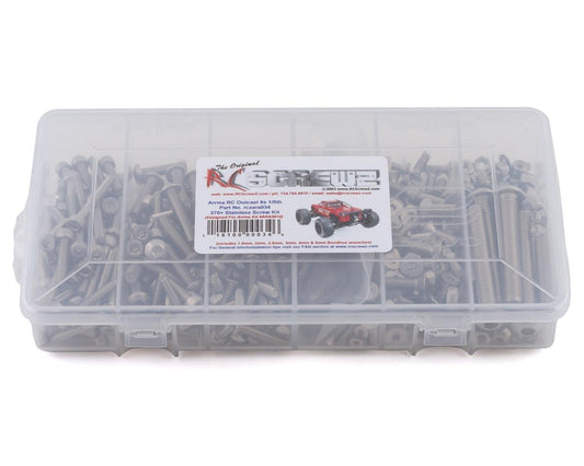 RCZARA034 RC Screwz Arrma Outcast 8S Stainless Steel Screw Kit