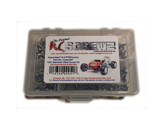RCZASC051 RC Screwz T4.2 Stainless Steel Screw Kit