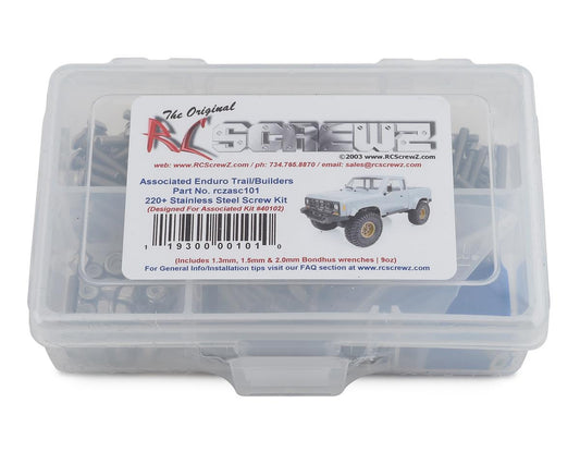 RCZASC101 RC Screwz Associated Enduro Trail Stainless Steel Screw Kit