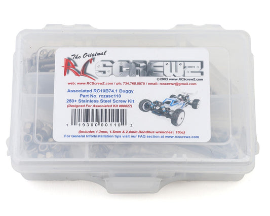 RCZASC110 RC Screwz Associated RC10B74.1 Stainless Steel Screw Kit