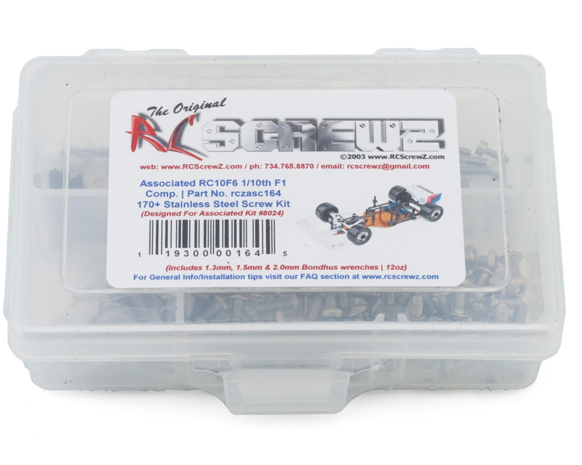 RCZASC164 RC Screwz Associated RC10F6 Classic 2025 Stainless Steel Screw Kit
