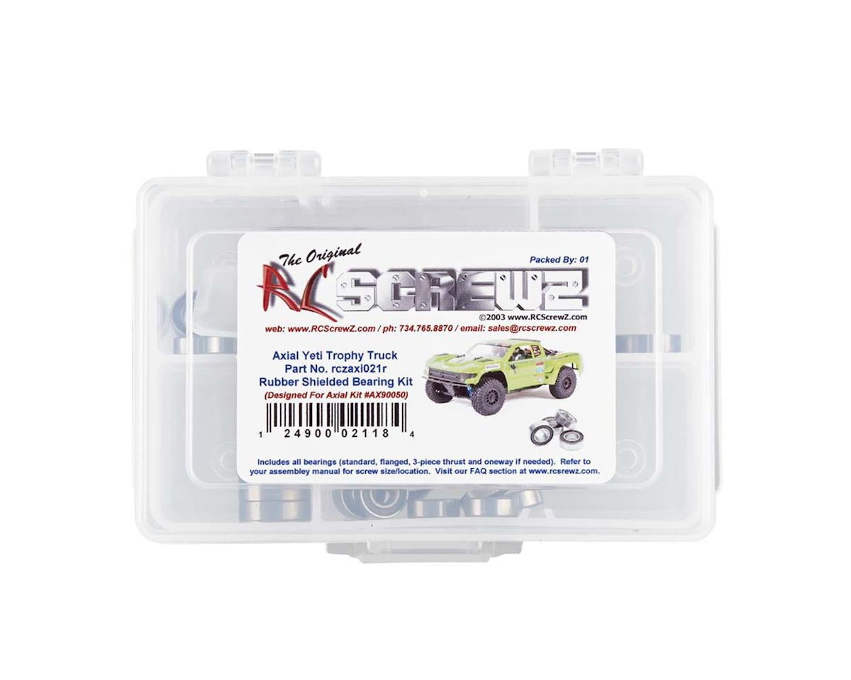 RCZAXI021R RC Screwz Axial Yeti SCORE Trophy Truck Rubber Shielded Bearing Kit