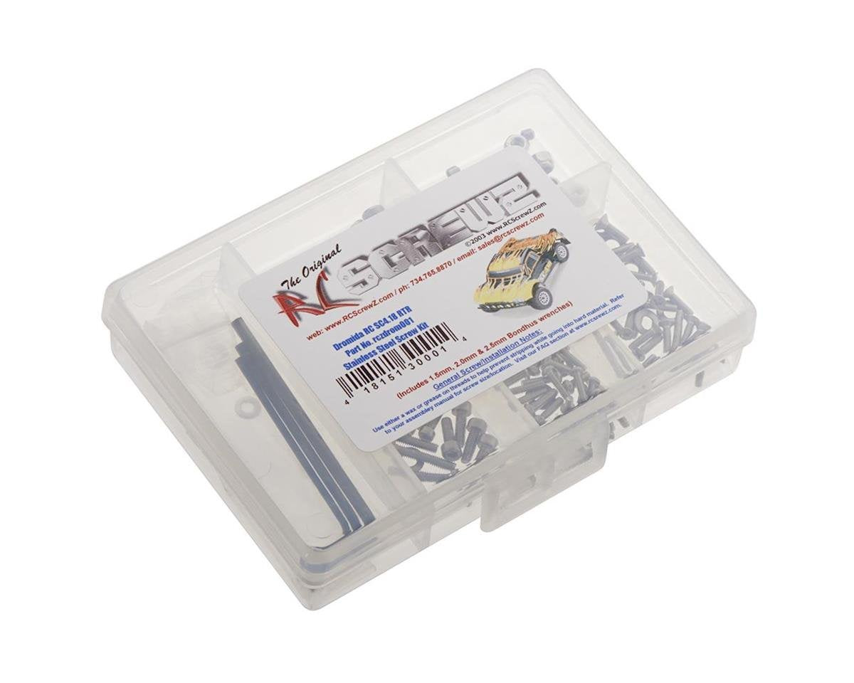 RCZDROM001 RC Screwz Dromida SC4.18 Stainless Steel Screw Kit