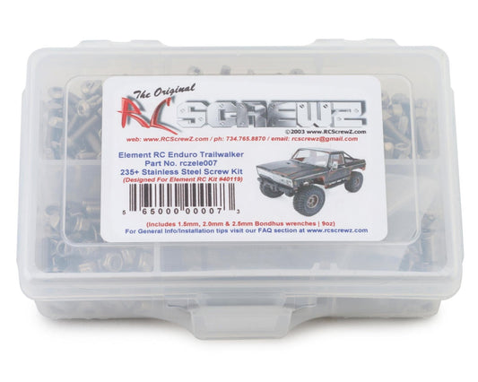 RCZELE007 RC Screwz Element Enduro Trailwalker Stainless Steel Screw Kit