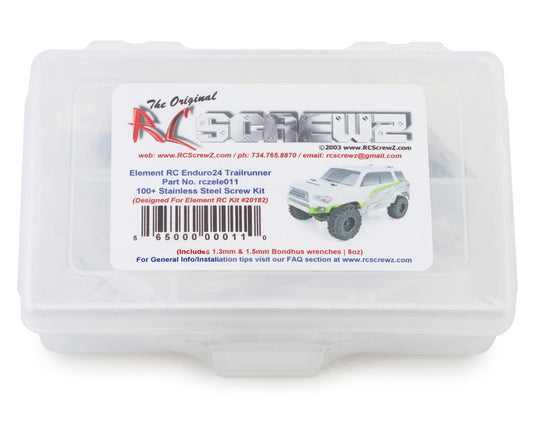RCZELE011 RC Screwz Element RC Enduro24 Trailrunner Stainless Steel Screw Kit