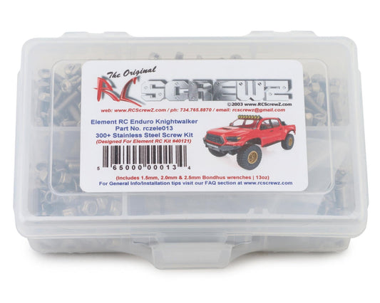 RCZELE013 RC Screwz Element RC Enduro Knightwalker Truck Stainless Steel Screw Kit