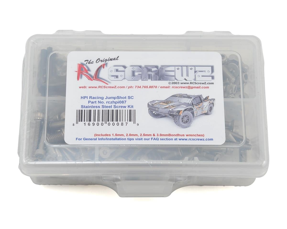 RCZHPI087 RC Screwz HPI Racing Jumpshot SC Stainless Steel Screw Kit