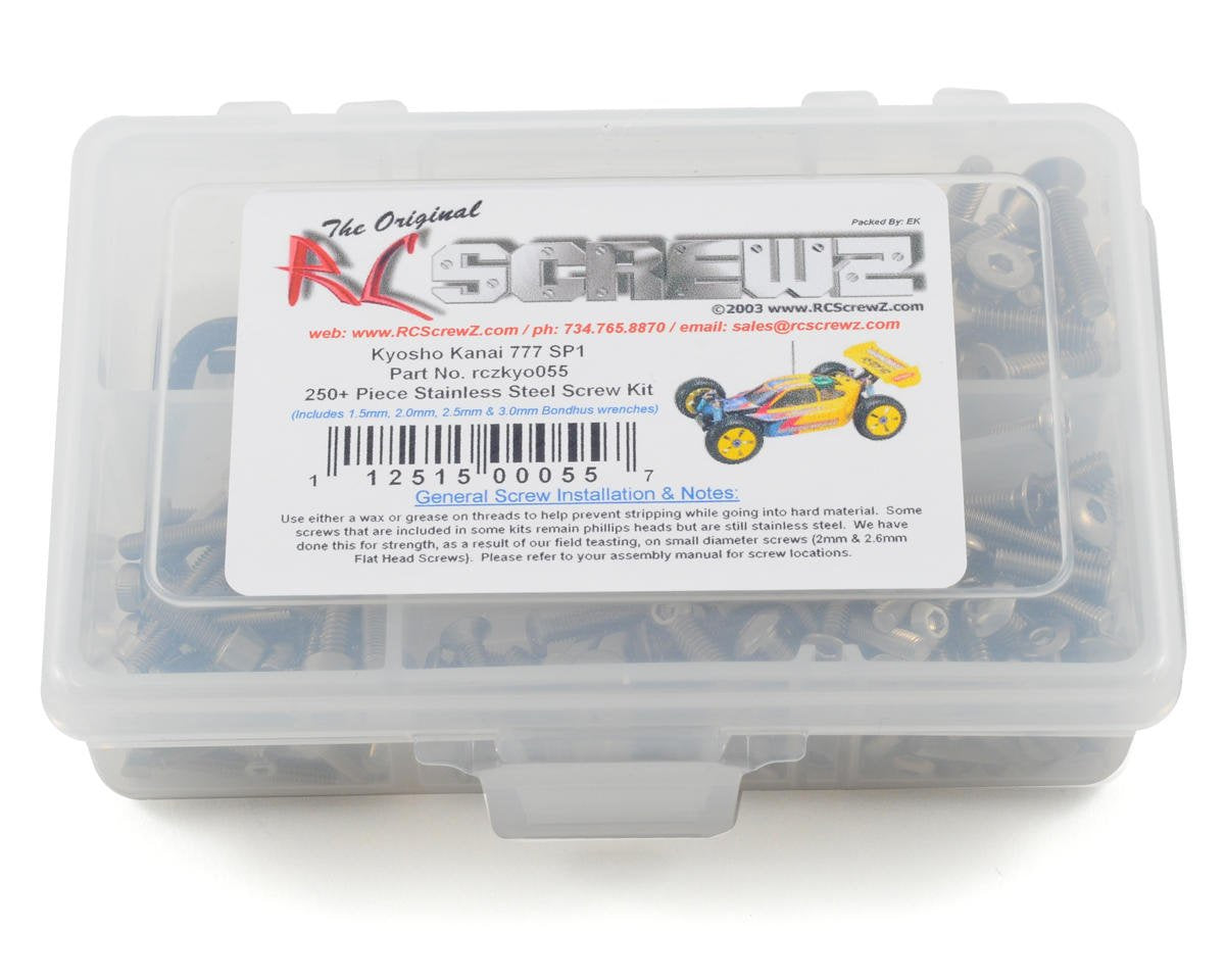 RCZKYO055 RC Screwz Kyosho Kanai 777 Screw Set