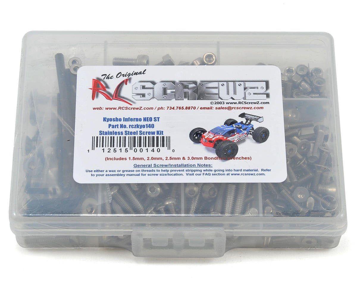 RCZKYO140 RC Screwz Kyosho Inferno NEO ST Stainless Steel Screw Kit