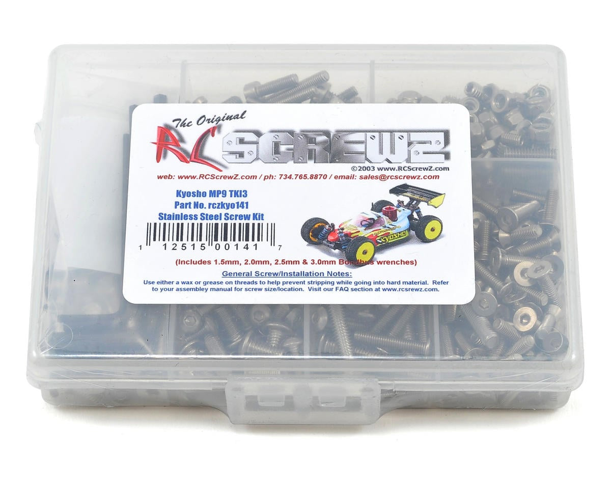 RCZKYO141 RC Screwz Kyosho MP9 TKI3 Buggy Stainless Steel Screw Kit