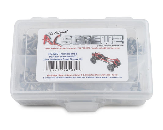 RCZRC4WD002 RC Screwz RC4WD Trail Finder SE Stainless Steel Screw Kit