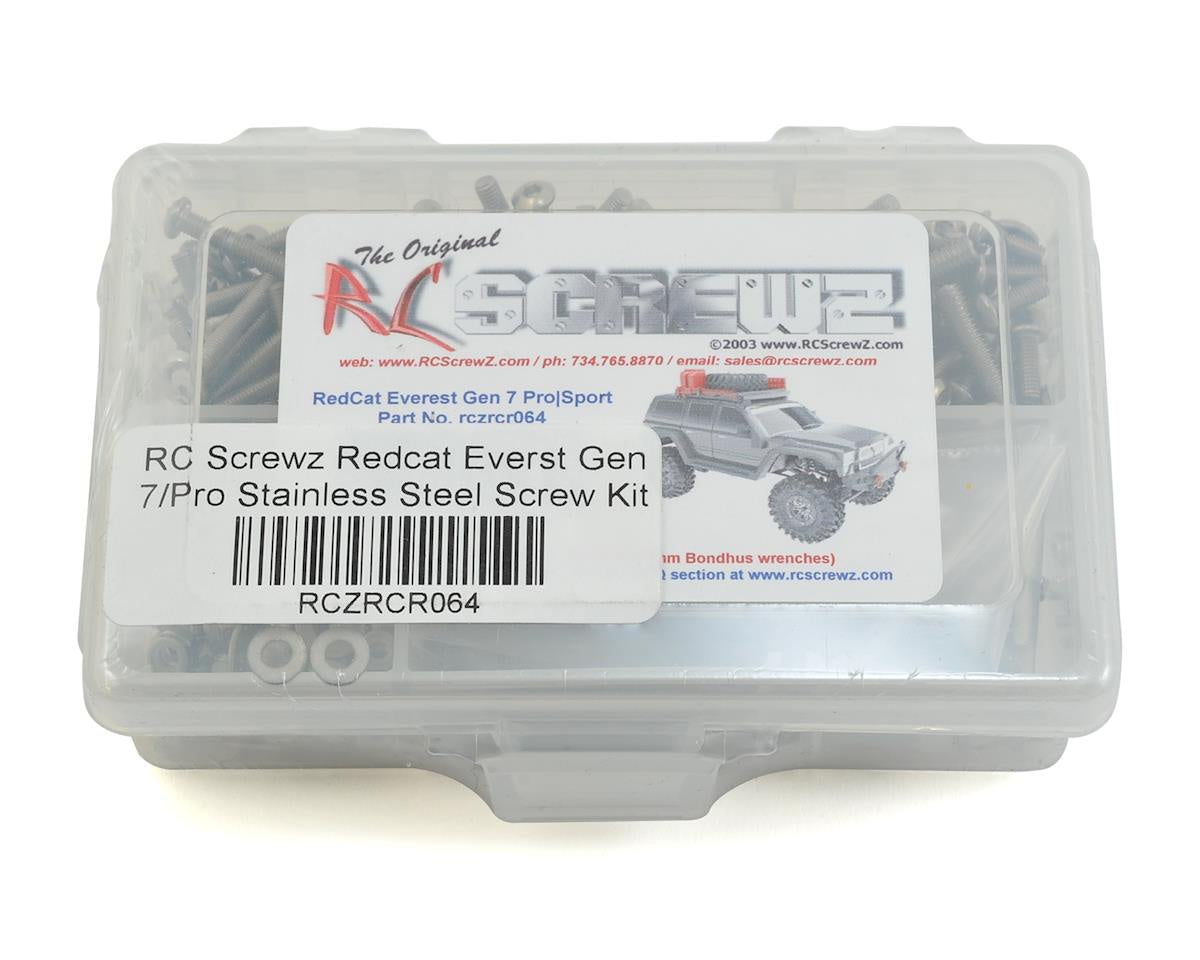 RCZRCR064 RC Screwz Redcat Everst Gen 7/Pro Stainless Steel Screw Kit