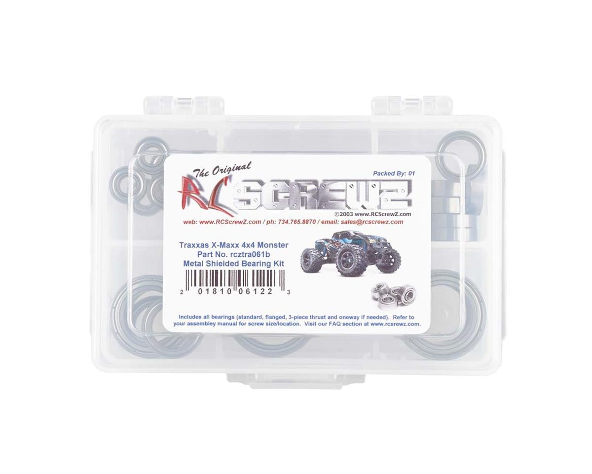 RCZTRA061B RC Screwz Metal Shielded Bearing Kit for Traxxas® X-Maxx®