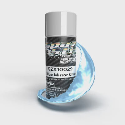Sky Blue Mirror Chrome Aerosol Paint, 3.5oz Can