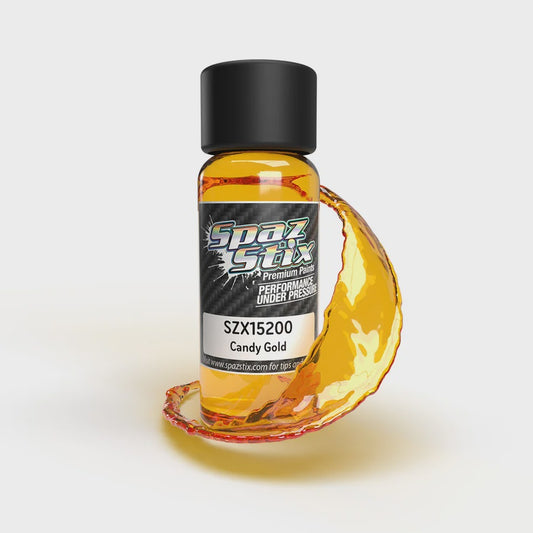 Candy Gold Airbrush Ready Paint, 2oz Bottle