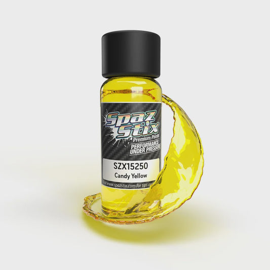 Candy Yellow Airbrush Ready Paint, 2oz Bottle