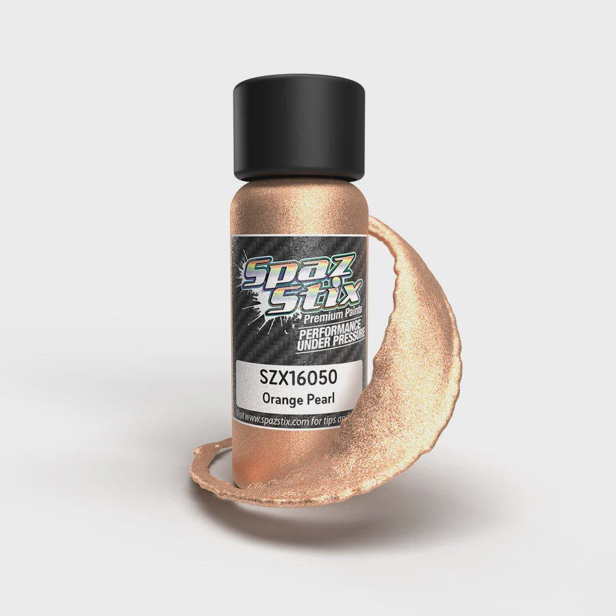 Orange Pearl Airbrush Ready Paint, 2oz Bottle