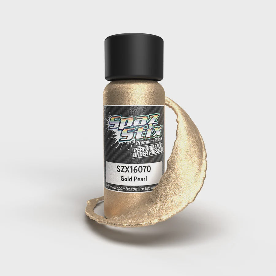 Gold Pearl Airbrush Ready Paint, 2oz Bottle