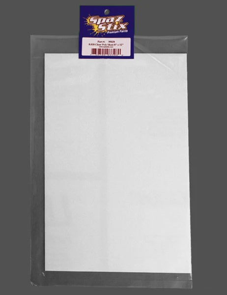 0.030 Clear Poly Sheet 8.5x11
