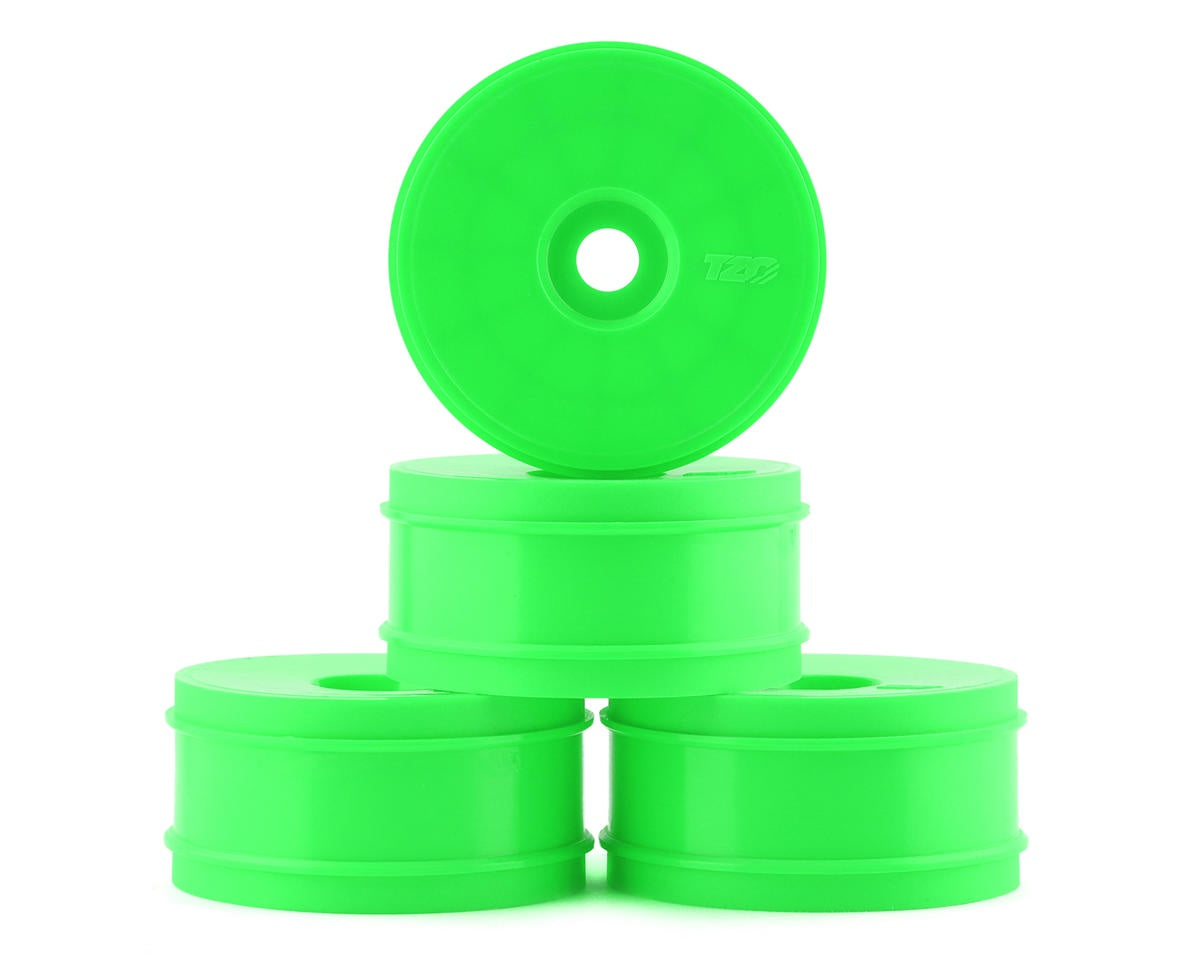 TZO Tires 1/8 Buggy Wheel Set (Green) (4) (83.5mm)