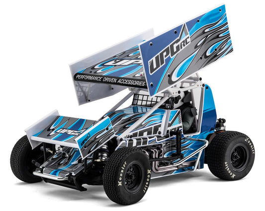 UPG-14292 UpGrade RC "Flame" Graphic Set for Losi® 22S™ Sprint Car (Blue)