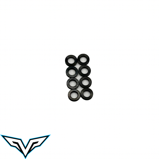 1mm Aluminum Spacer - M3 (8)